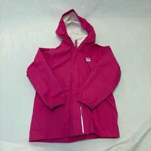 MEC 24 Month Infant Rain Jacket Full Zip Hooded Nylon Waterproof Pink Reflective
